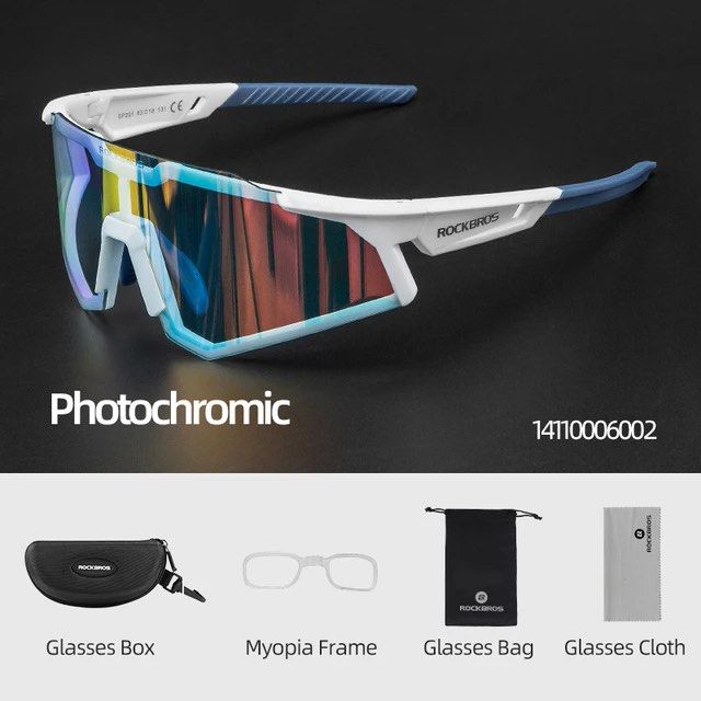 Rockbros Outdoor Activities Sunglasses Photochromic Sport Cycling