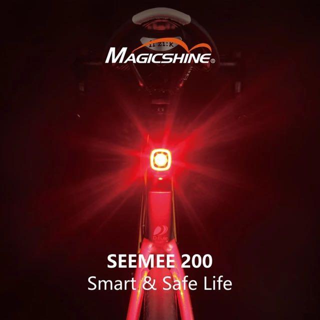 Magicshine SEEMEE 200 Highway Smart Bicycle Tail Light Induction Tail Light USB Charging Smart Tail Light