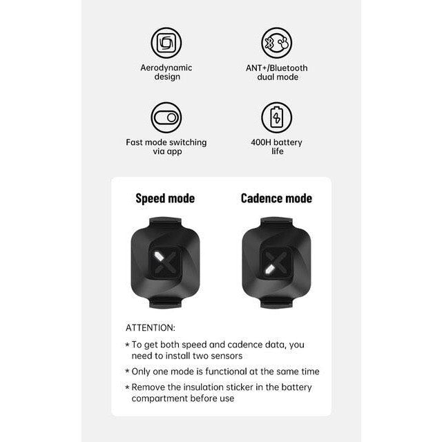 Xoss NAV Wireless Cycling Computer Navigation Speed ​​Cadence Sensors Bundle